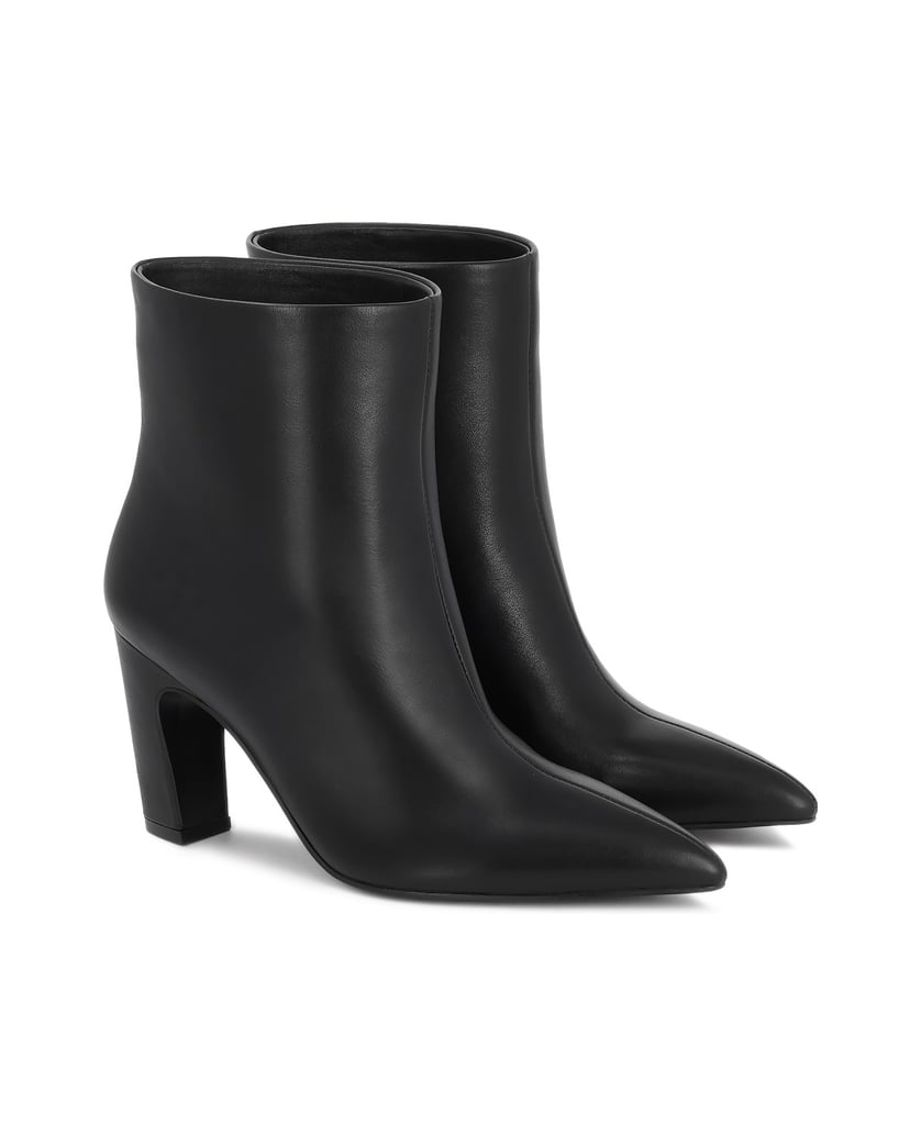 Kazar-Black-heeled-boots-with-slip-on-upper-čierna