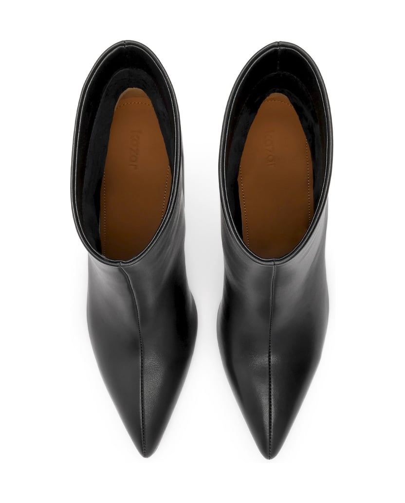 Kazar-Black-heeled-boots-with-slip-on-upper-čierna
