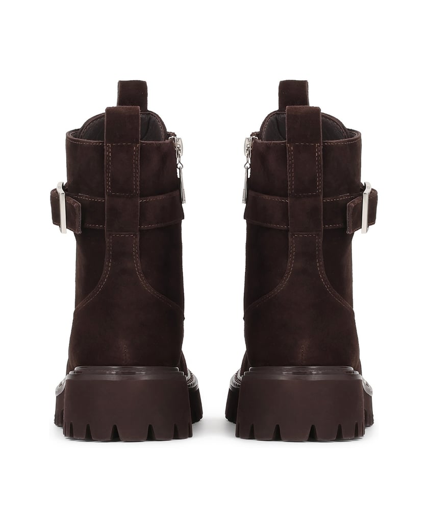 Kazar-Suede-boots-with-zipper-and-lacing-hnedá