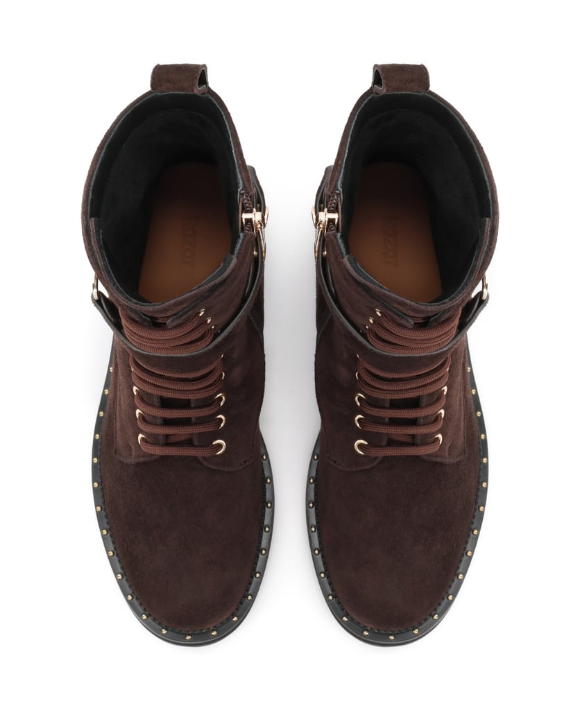 Kazar-Brown-boots-with-detachable-strap-hnedá