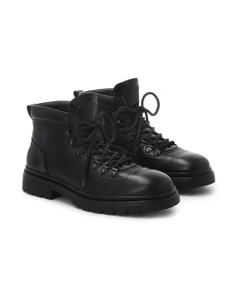 Kazar-Black-men's-natural-leather-boots-černá