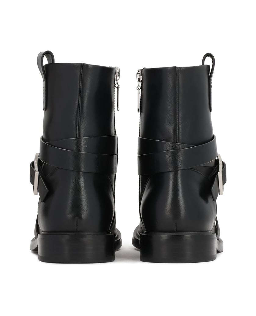 Kazar-Low-top-boots-with-zipper-closure-čierna
