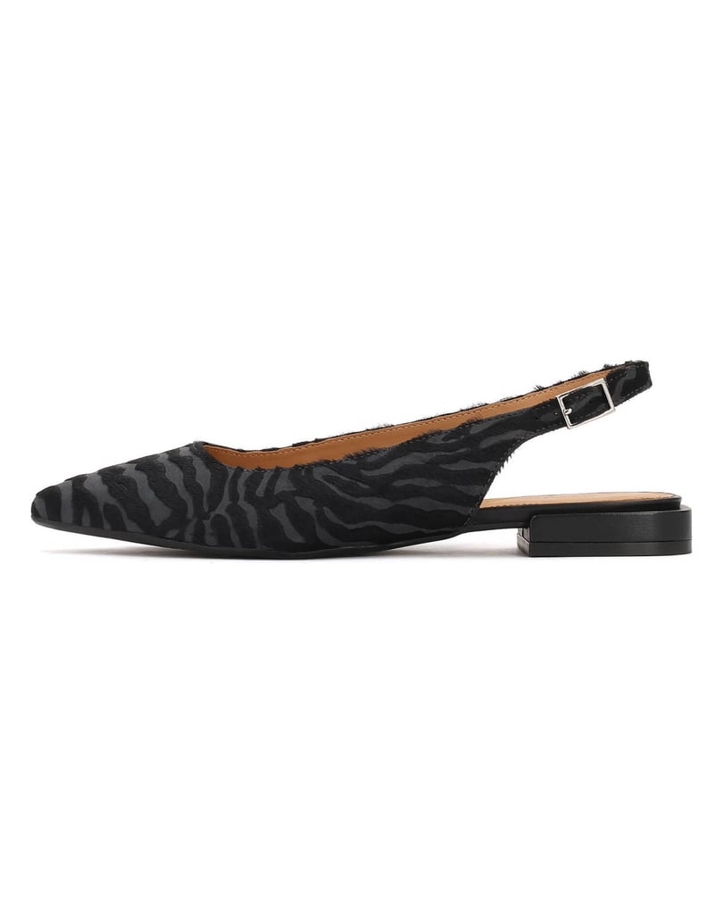 Kazar-Zebra-pattern-flat-pumps-čierna