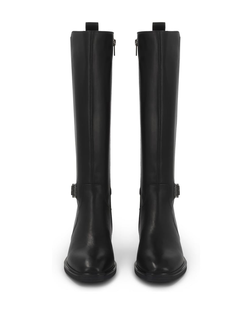 Kazar-Flat-boots-with-elastic-insert-čierna
