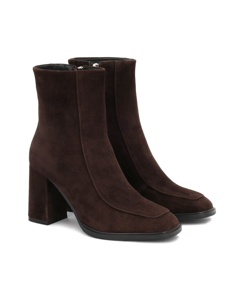 Kazar-Braune-Wildlederstiefel-mit-eckiger-Nase-braun