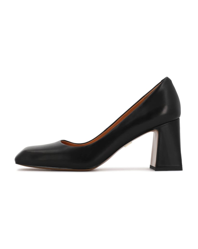 Kazar-Patent-leather-pumps-with-square-toes-černá