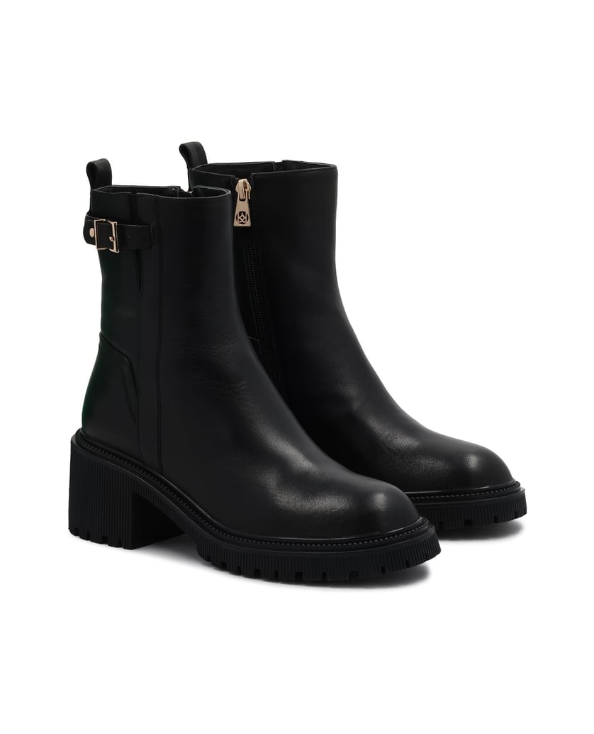 Kazar-Leather-boots-with-zipped-upper-čierna