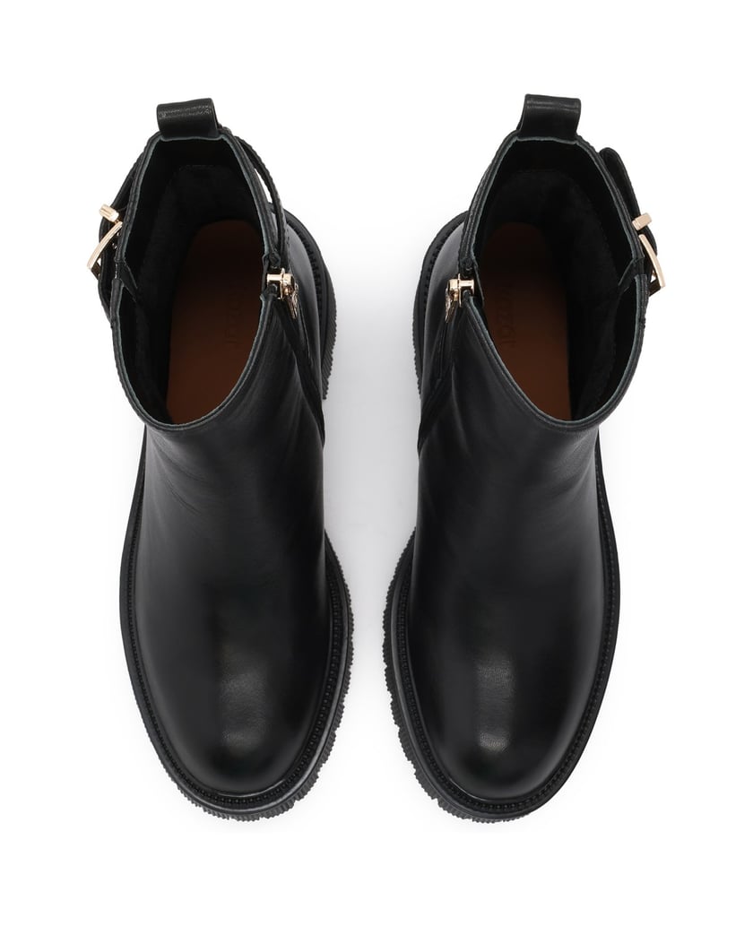 Kazar-Leather-boots-with-zipped-upper-čierna