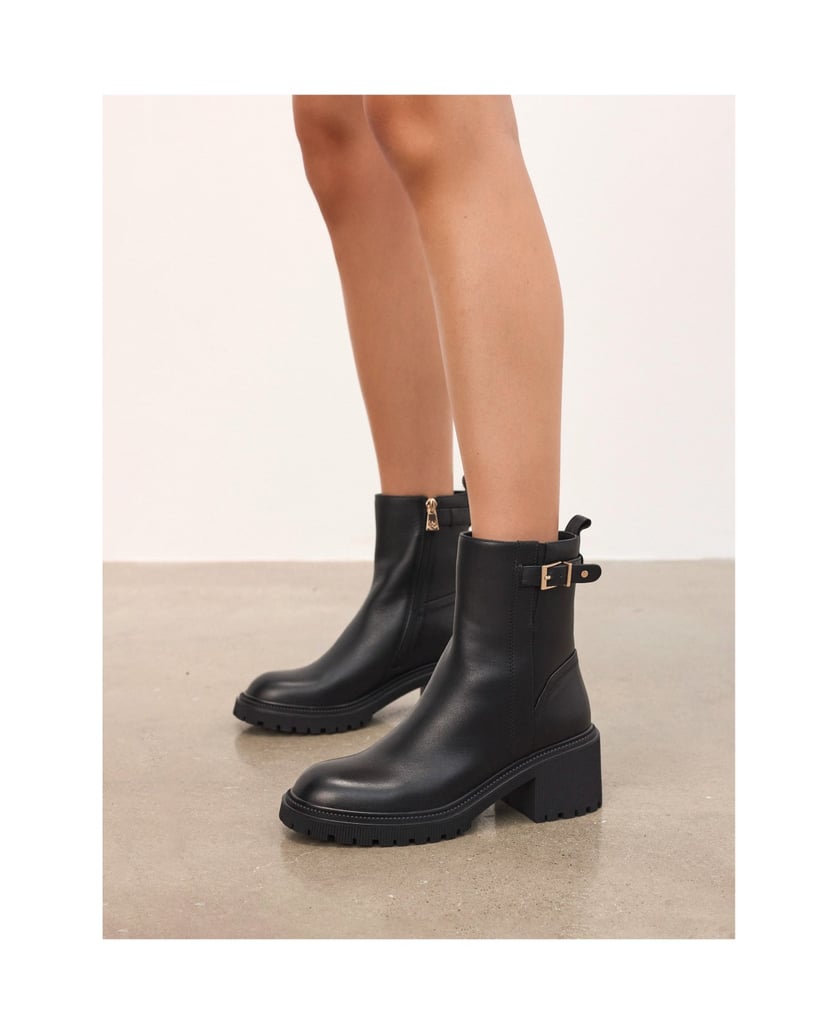 Kazar-Leather-boots-with-zipped-upper-čierna