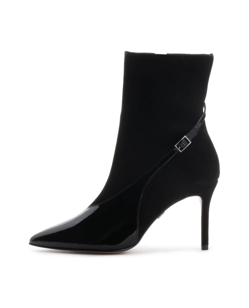 Kazar-Elegant-boots-in-suede-and-patent-leather-černá