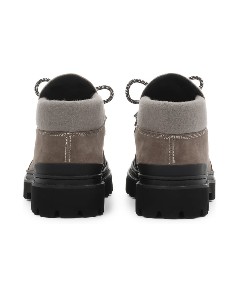 Kazar-Lace-up-boots-made-of-combined-materials-olivová