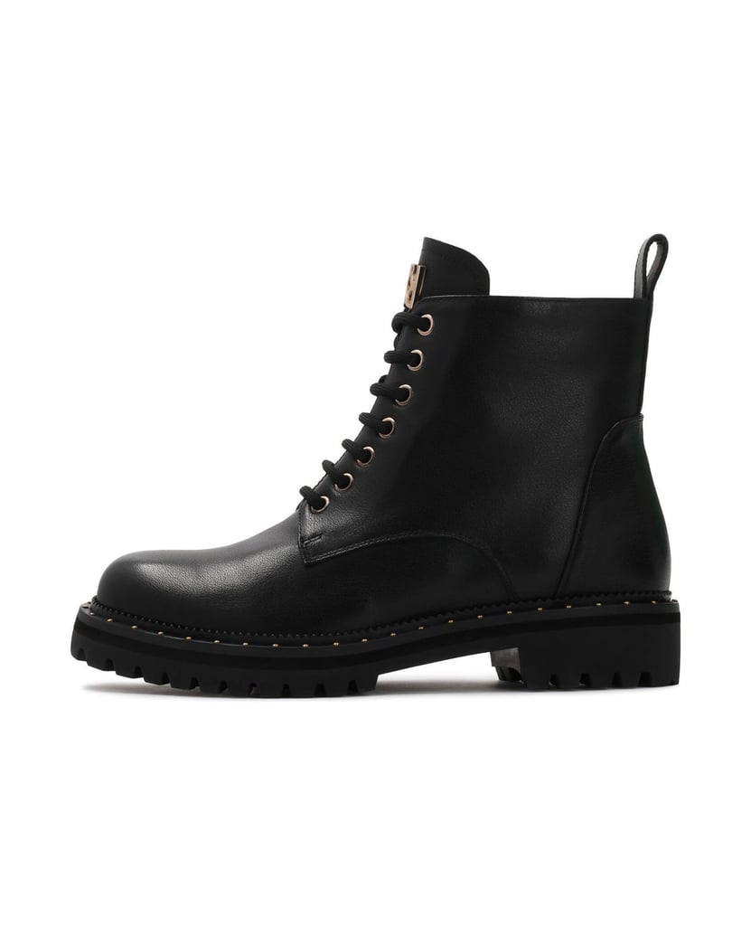 Kazar-Leather-ankle-boots-černá