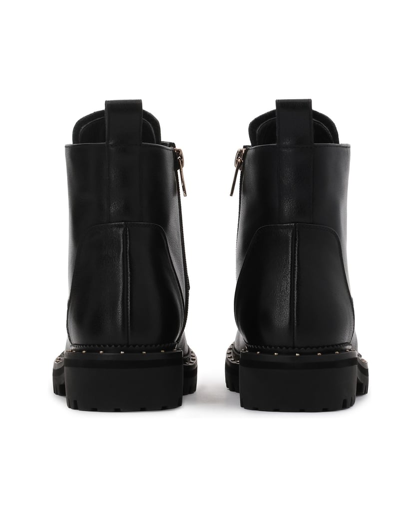 Kazar-Leather-ankle-boots-černá