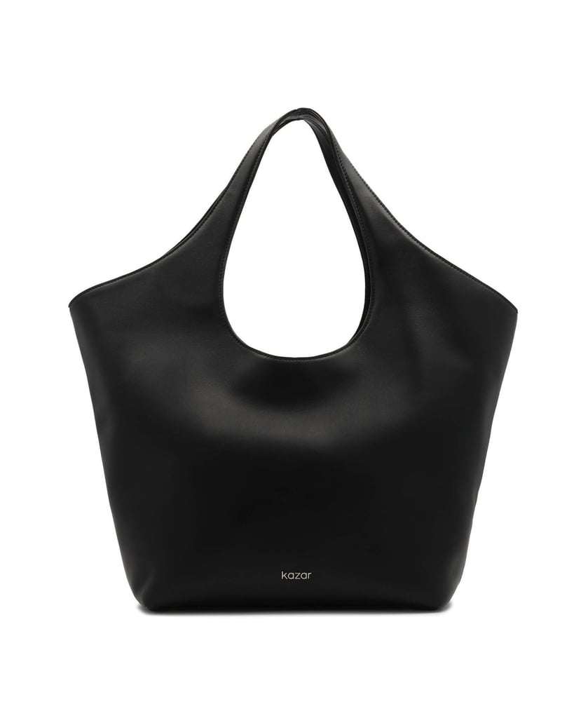 Kazar-Large-leather-shoulder-bag-černá