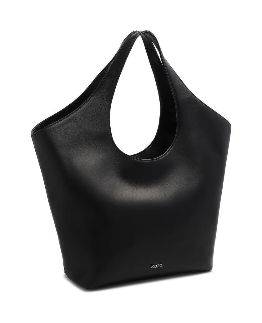 Kazar-Large-leather-shoulder-bag-černá