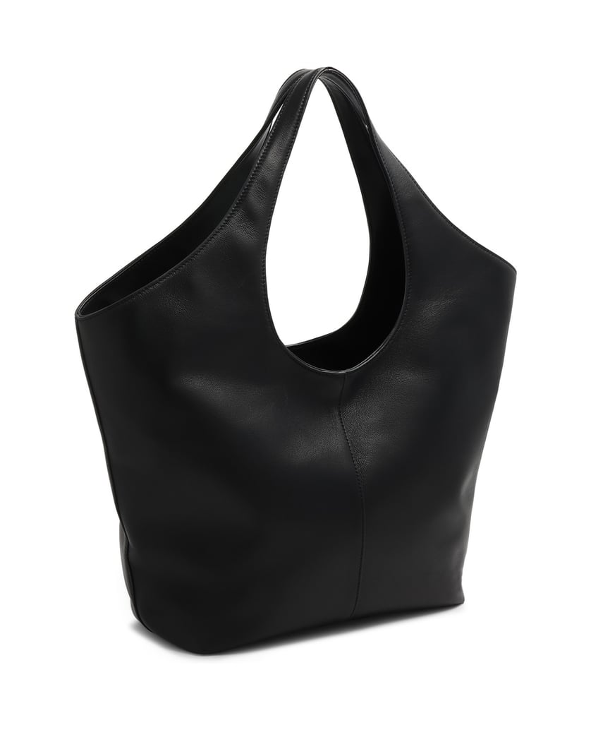 Kazar-Large-leather-shoulder-bag-černá