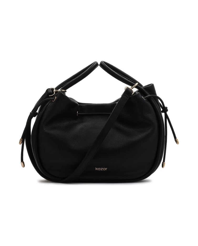 Kazar-Black-natural-leather-bag-with-strap-černá