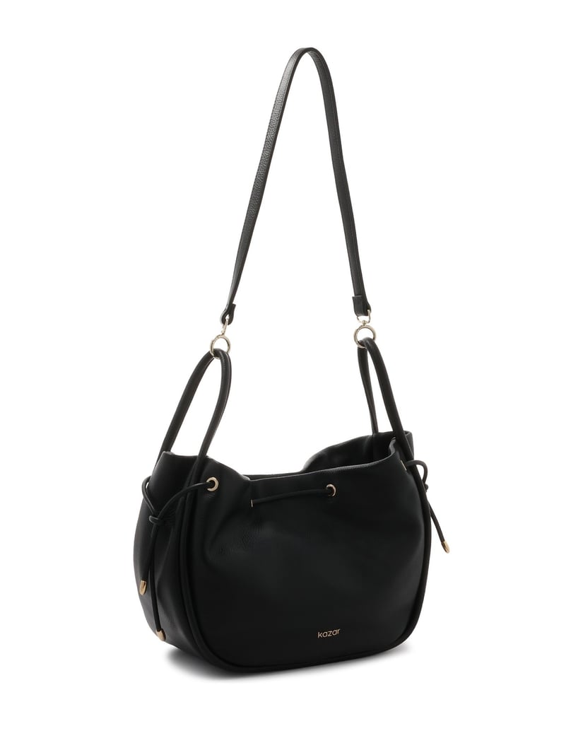 Kazar-Black-natural-leather-bag-with-strap-černá