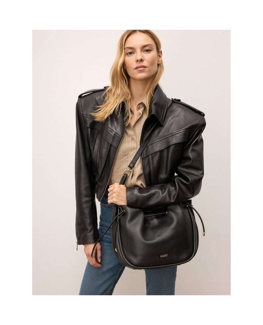 Kazar-Black-natural-leather-bag-with-strap-černá