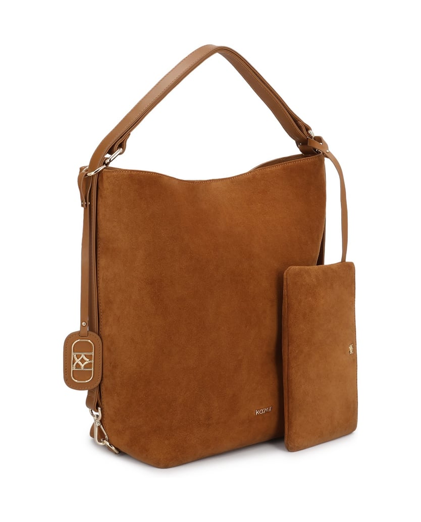 Kazar-Wildlederhandtasche-in-Hellbraun-mit-Handgriff-camel