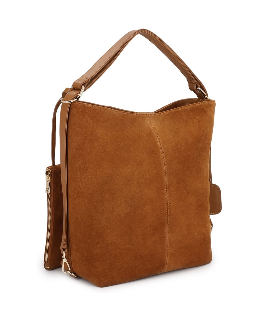 Kazar-Wildlederhandtasche-in-Hellbraun-mit-Handgriff-camel