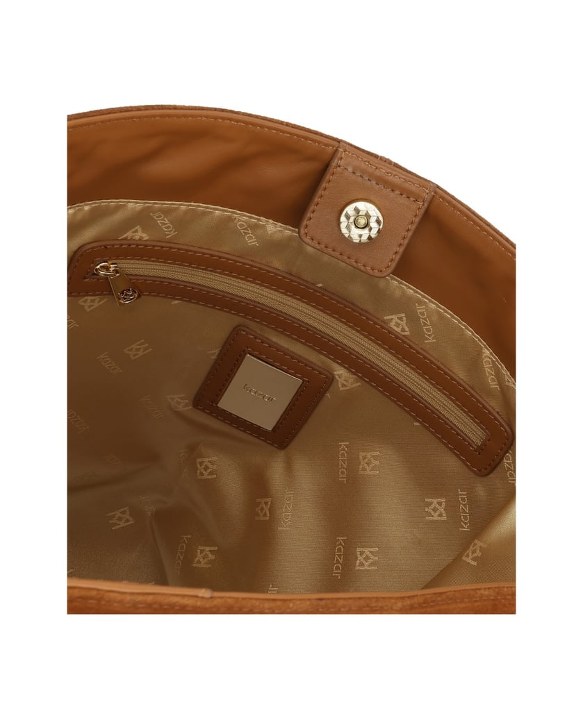 Kazar-Wildlederhandtasche-in-Hellbraun-mit-Handgriff-camel