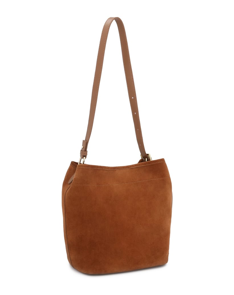 Kazar-Light-brown-suede-hobo-handbag-with-adjustable-handle-velbloudí