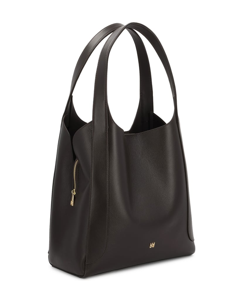 Kazar-Große-braune-Handtasche-mit-langen-Henkeln-braun