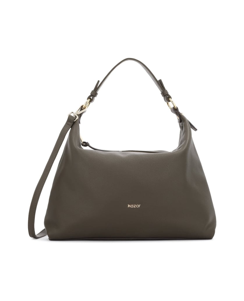 Kazar-Olive-soft-leather-handbag-zelená
