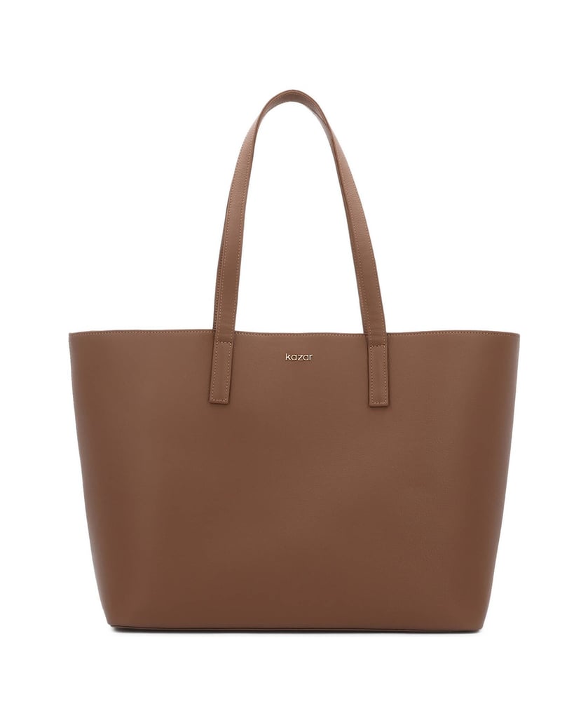 Kazar-Minimalist-brown-shoulder-bag-tmavá-hnedá