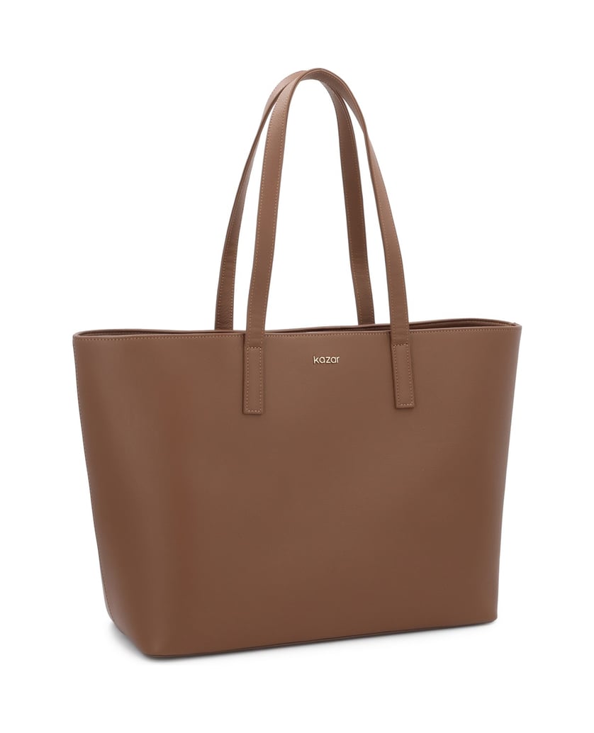 Kazar-Minimalist-brown-shoulder-bag-tmavá-hnedá