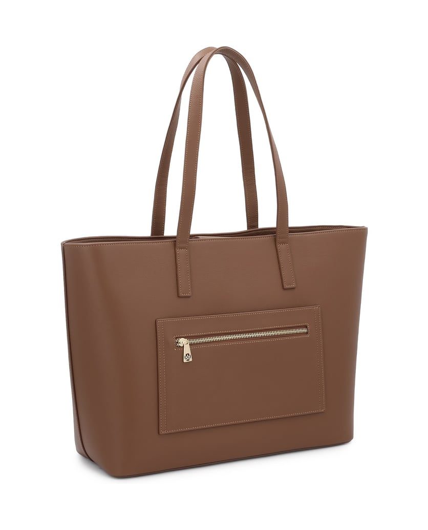 Kazar-Minimalist-brown-shoulder-bag-tmavá-hnedá