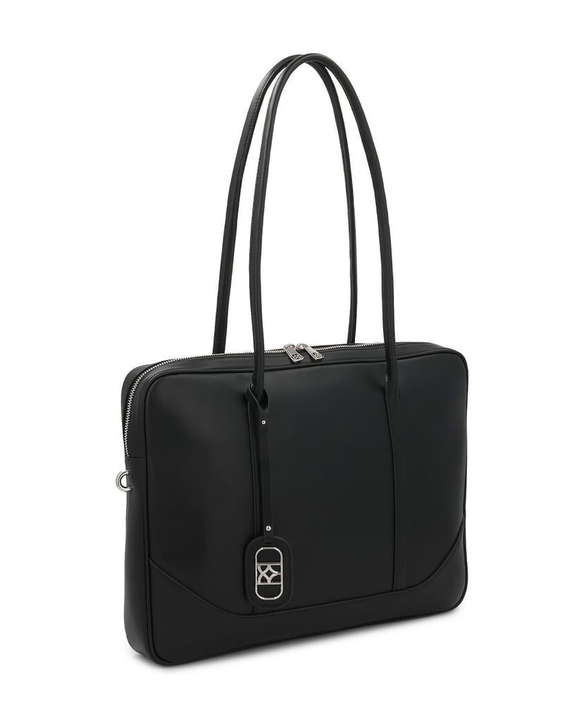 Kazar-Classic-black-leather-laptop-bag-černá