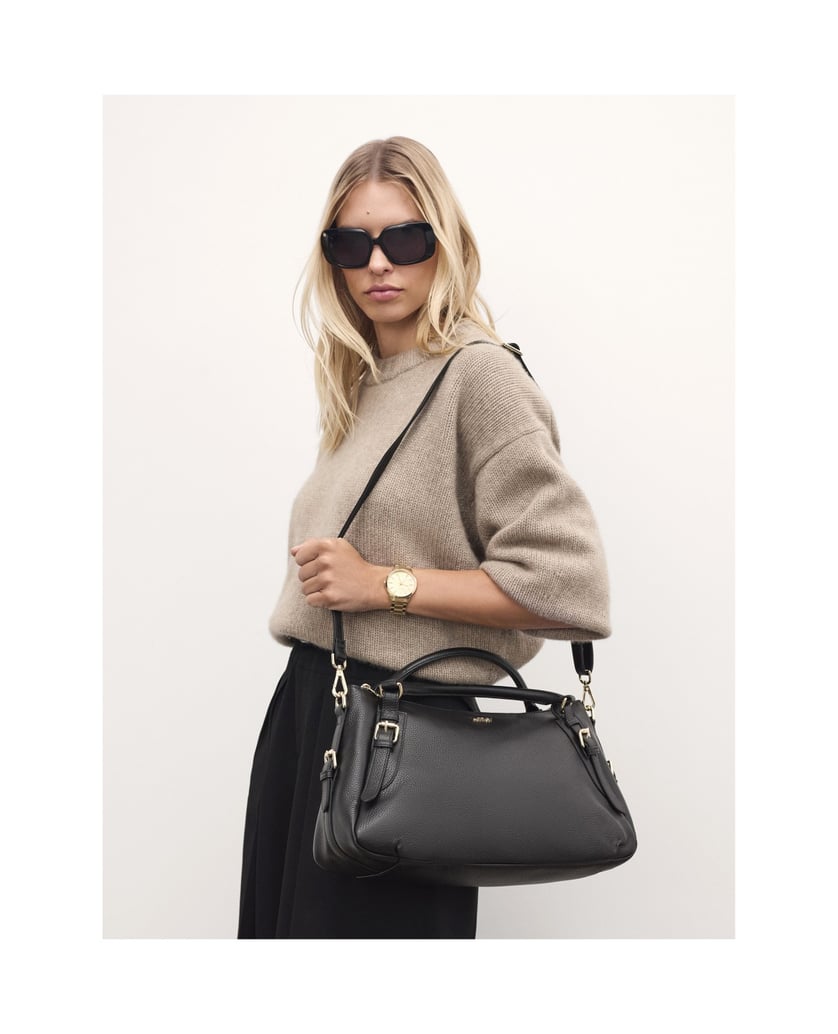 Kazar-Black-universal-leather-handbag-černá