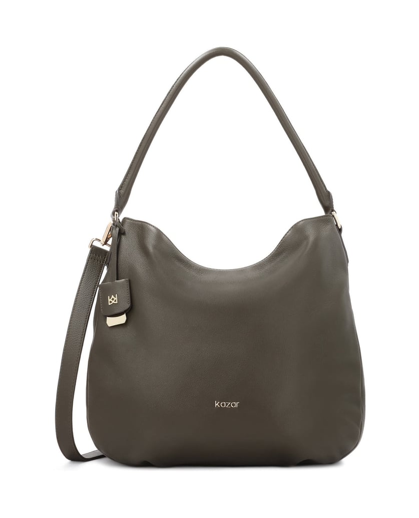 Kazar-Olive-hobo-bag-with-handle-zelená