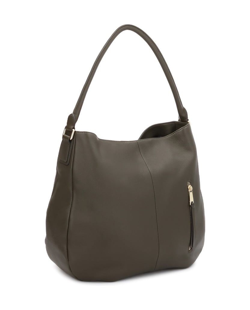 Kazar-Olive-hobo-bag-with-handle-zelená