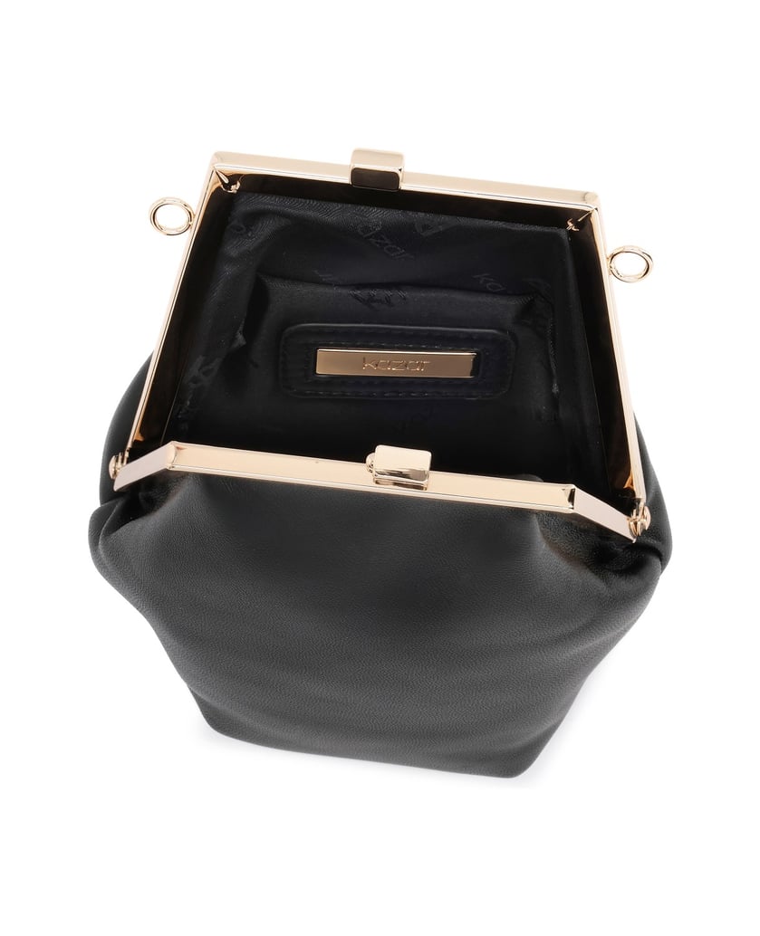 Kazar-Occasional-bag-with-metal-frame-čierna