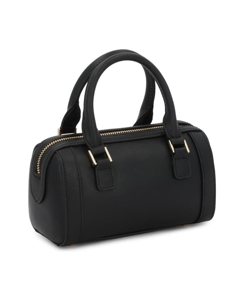 Kazar-Small-handbag-in-an-abstract-pattern-černá