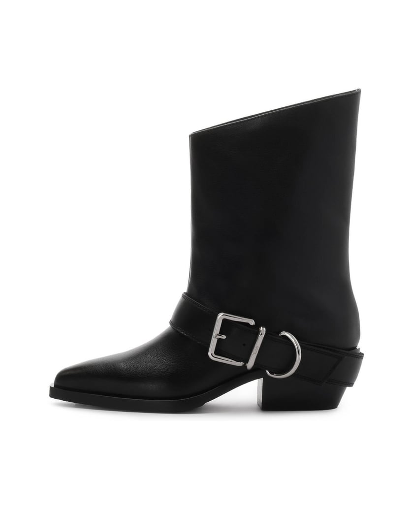 Kazar-Leather-boots-in-cowboy-style-černá