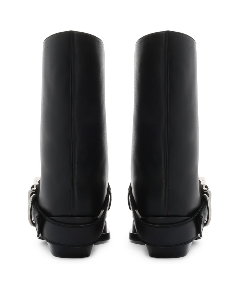 Kazar-Leather-boots-in-cowboy-style-černá