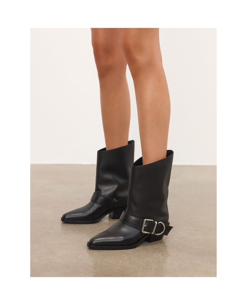 Kazar-Leather-boots-in-cowboy-style-černá