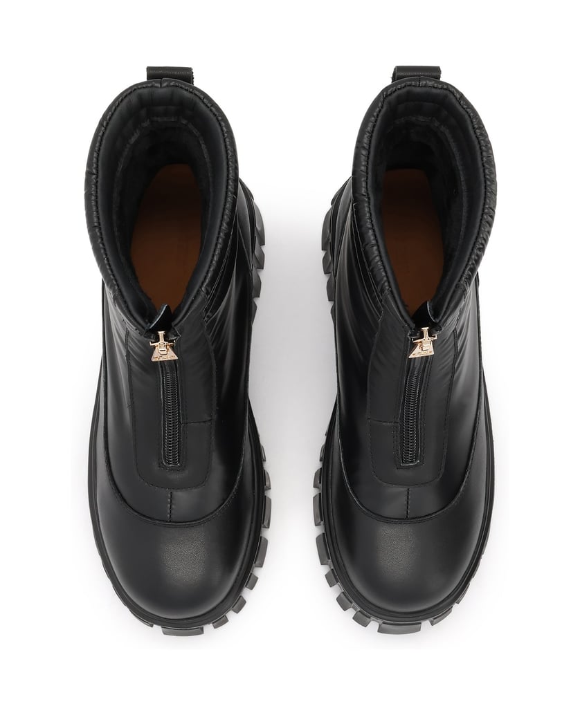 Kazar-Boots-with-a-zipper-on-the-front-čierna