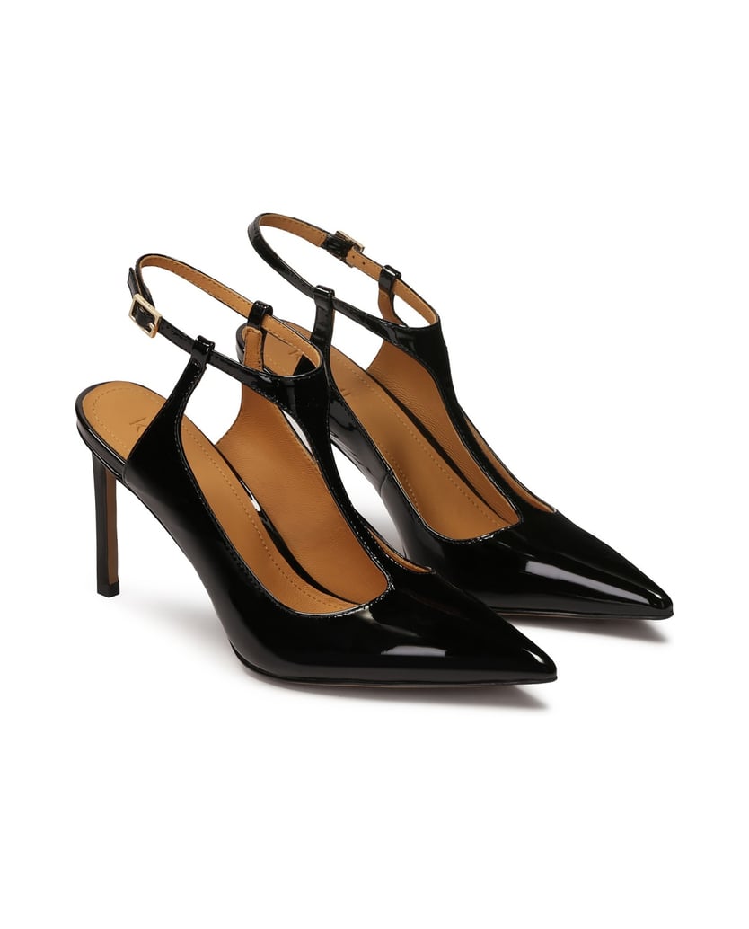 Kazar-Black-pumps-with-open-heel-černá