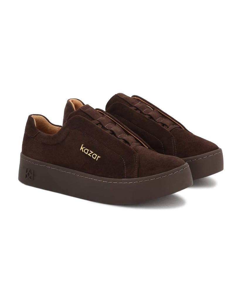 Kazar-Suede-brown-sneakers-tmavá-hnedá