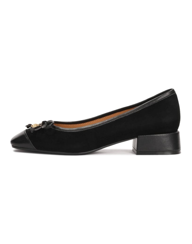 Kazar-Low-pumps-in-suede-and-smooth-leather-čierna