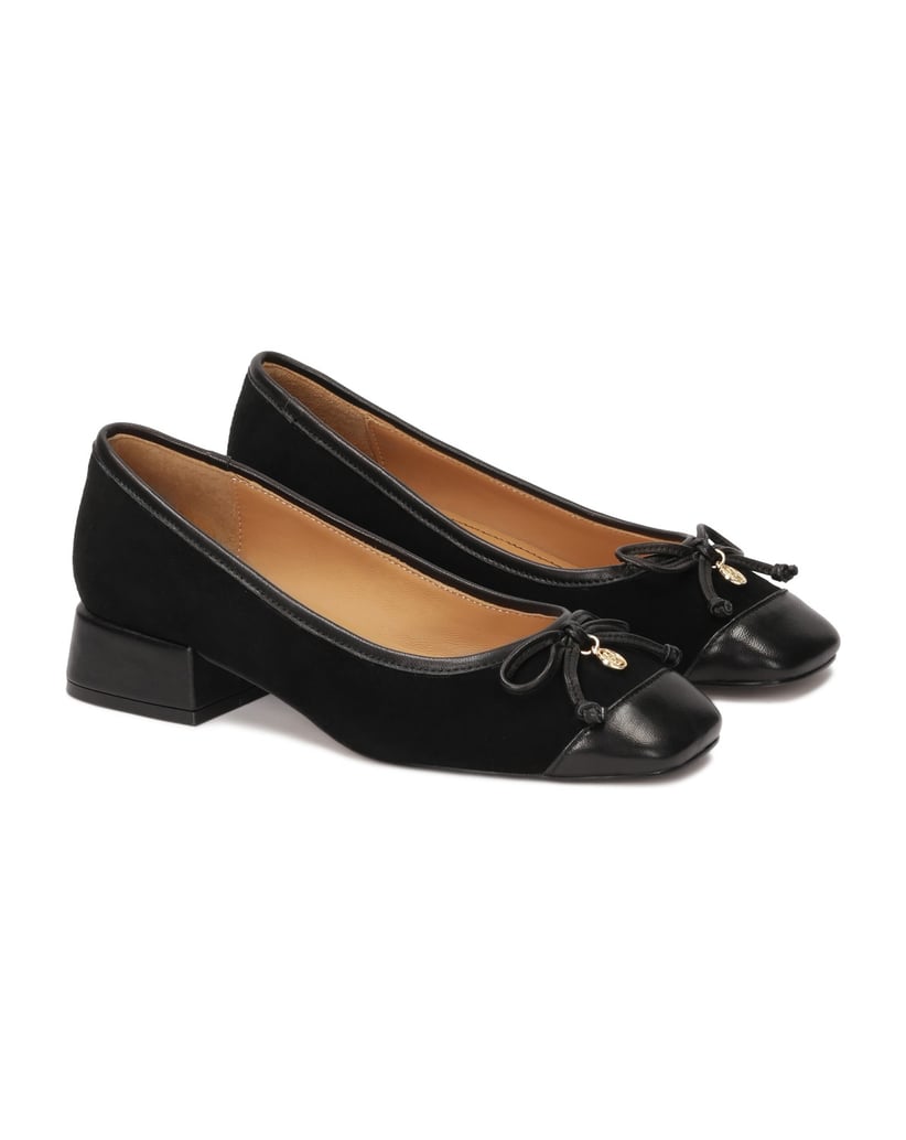 Kazar-Low-pumps-in-suede-and-smooth-leather-čierna