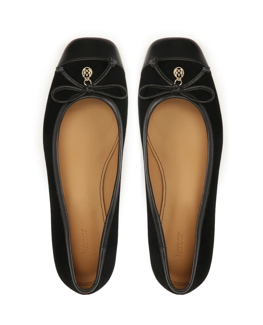 Kazar-Low-pumps-in-suede-and-smooth-leather-čierna