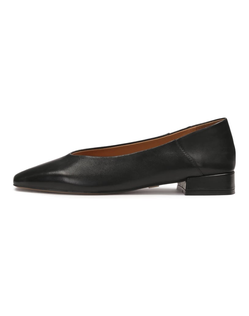 Kazar-Flat-pumps-with-extended-nose-černá