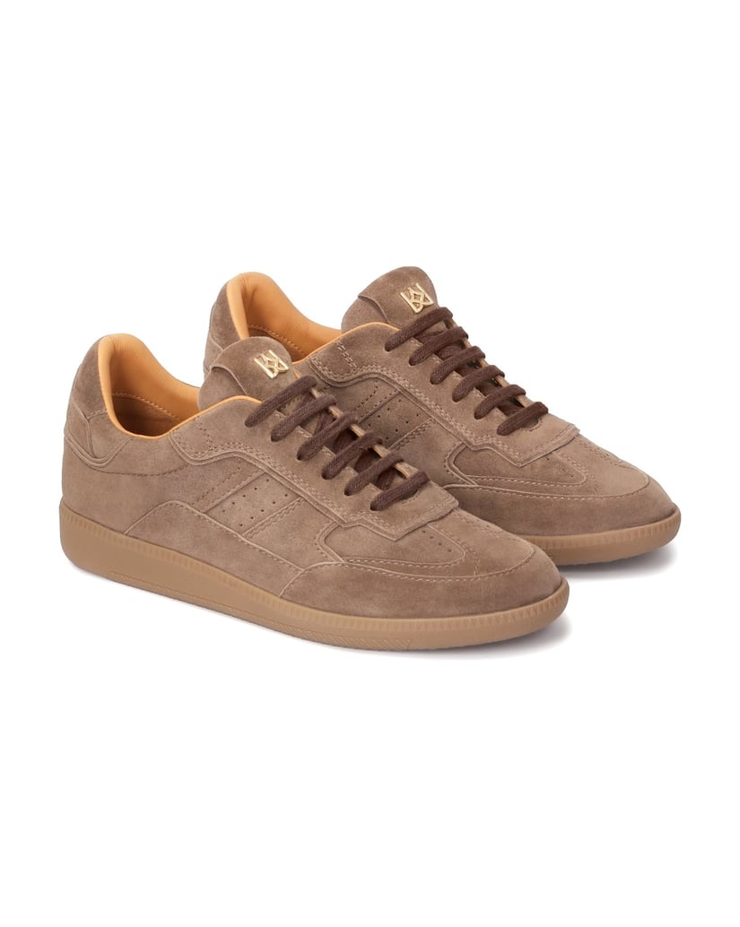 Kazar-Suede-sneakers-with-stitching-and-perforations-hnedá