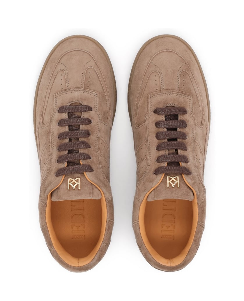 Kazar-Suede-sneakers-with-stitching-and-perforations-hnedá